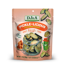 Load image into Gallery viewer, DJ&A Pickle-Licious Pickle Flavoured Cucumber Kimchi 1.76oz (50g) - 9 Pack