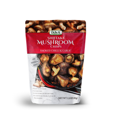 Load image into Gallery viewer, Shiitake Mushroom Crisps Smoked Chilli &amp; Garlic 2.3oz (65g)

