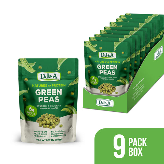 DJ&A Green Peas 6.17oz (175g) - 9 Pack