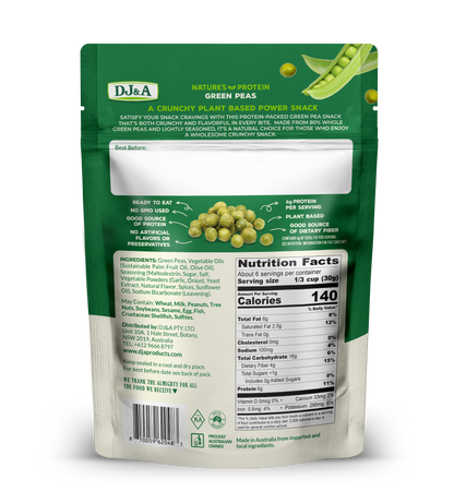 DJ&A Green Peas 6.17oz (175g) - 9 Pack