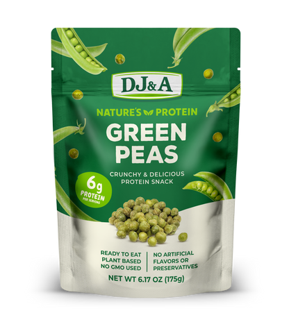 DJ&A Green Peas 6.17oz (175g) - 9 Pack