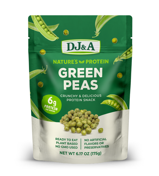 DJ&A Green Peas 6.17oz (175g) - 9 Pack