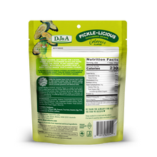 Load image into Gallery viewer, DJ&amp;A Pickle-Licious Pickle Flavoured Cucumber Jalapeno 1.76oz (50g) - 9 Pack
