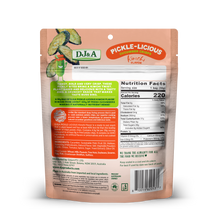 Load image into Gallery viewer, DJ&amp;A Pickle-Licious Pickle Flavoured Cucumber Kimchi 1.76oz (50g) - 9 Pack
