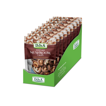 DJ&A Shiitake Mushroom Crisps 2.29oz (65g) - 9 Pack